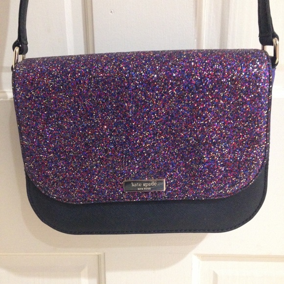 kate spade Handbags - HP🎉 NWOT Kate Spade Glitter Black Crossbody Purse